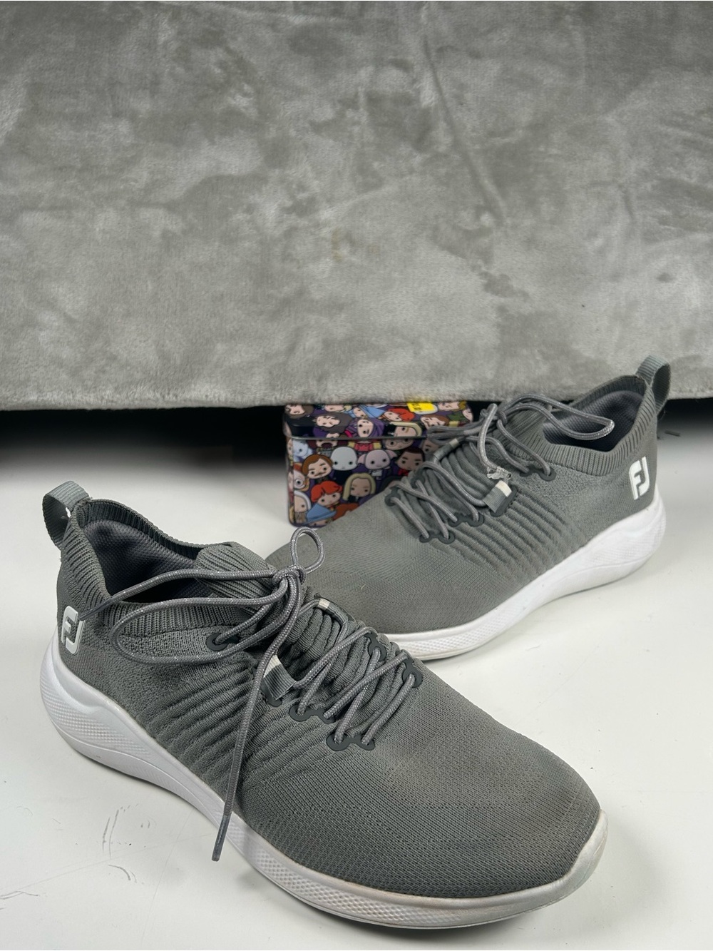 Footjoy Flex XP Gray Knit Slip-On Sneakers - Picture 15 of 15